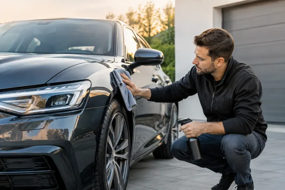 Auto Werterhalt mit professioneller Pflege – Symbolbild (KI-generiert)
