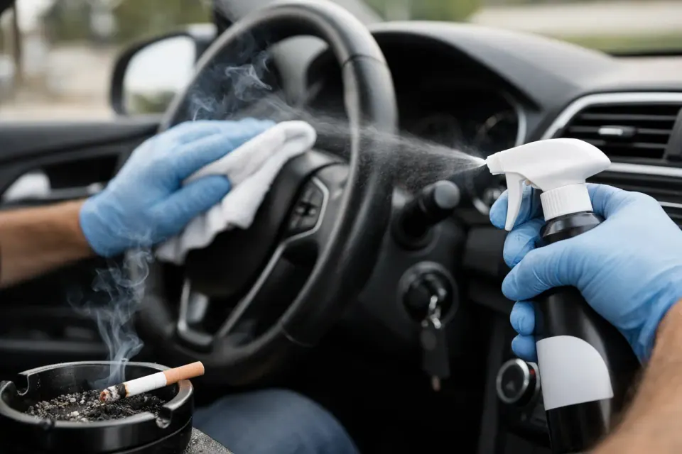 Zigarettengeruch aus dem Auto entfernen lassen – Symbolbild (KI-generiert)